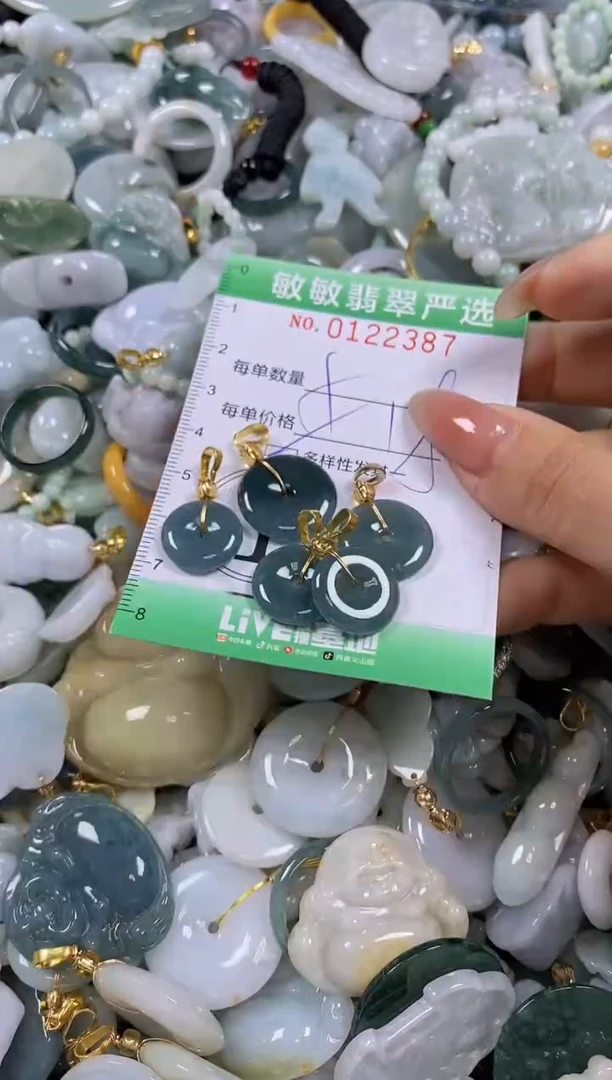 【闪购商品】翡翠颈饰未镶嵌闪购0122387多样性发其一