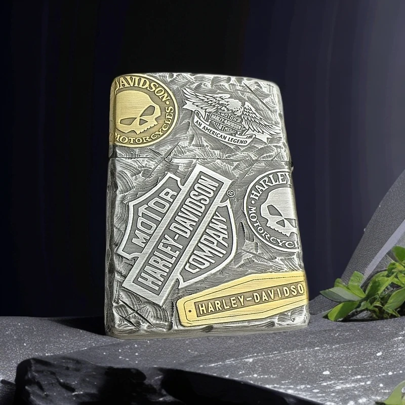 ZIPPO打火机  哈雷11章 162盔甲煤油打火机 DY9910FD