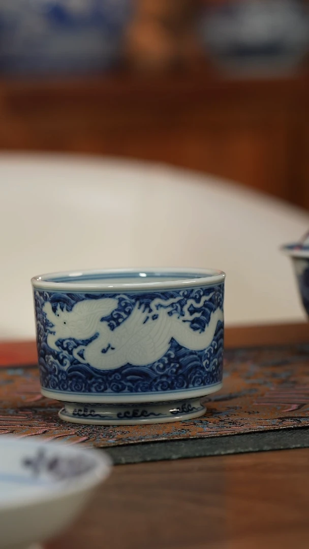 【闪购商品】宣之堂海水翼龙直口杯