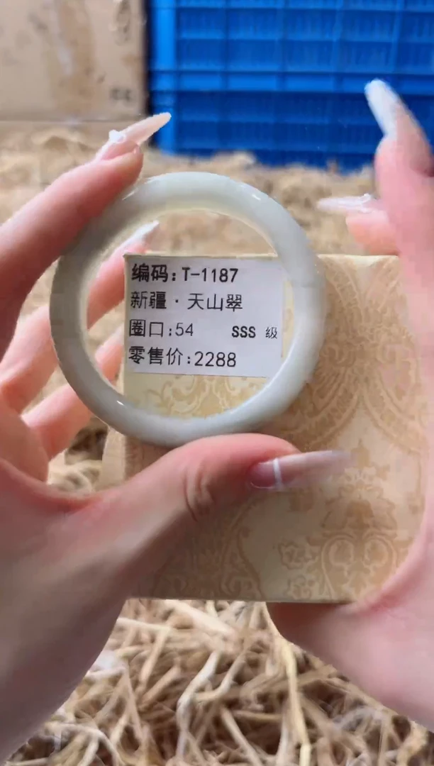 未镶嵌手镯石英质玉T-1187