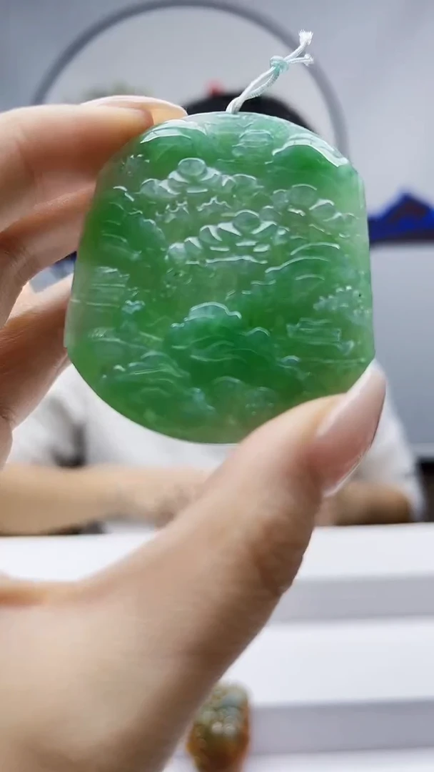 未镶嵌定制翡翠毛货挂件28