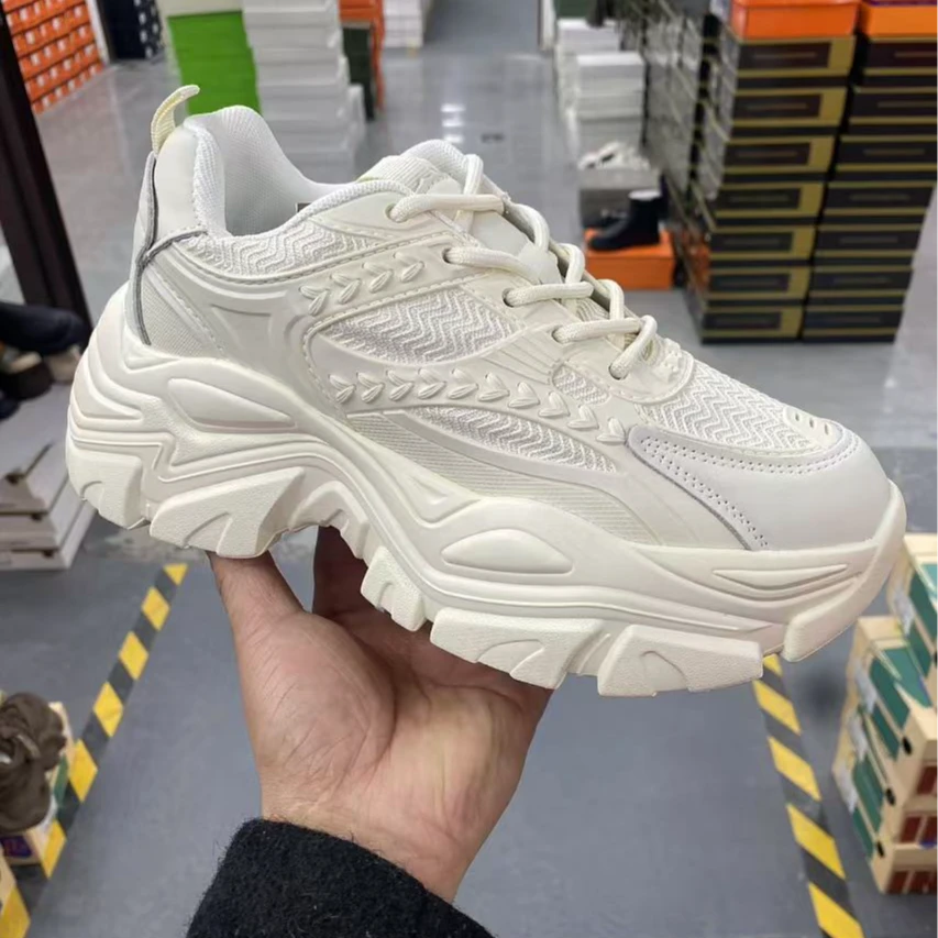 新款麦穗老爹鞋女透气防滑百搭时尚潮流厚底女鞋 799