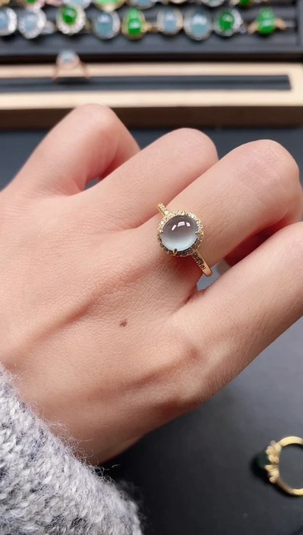 银S925镶嵌戒指翡翠111111