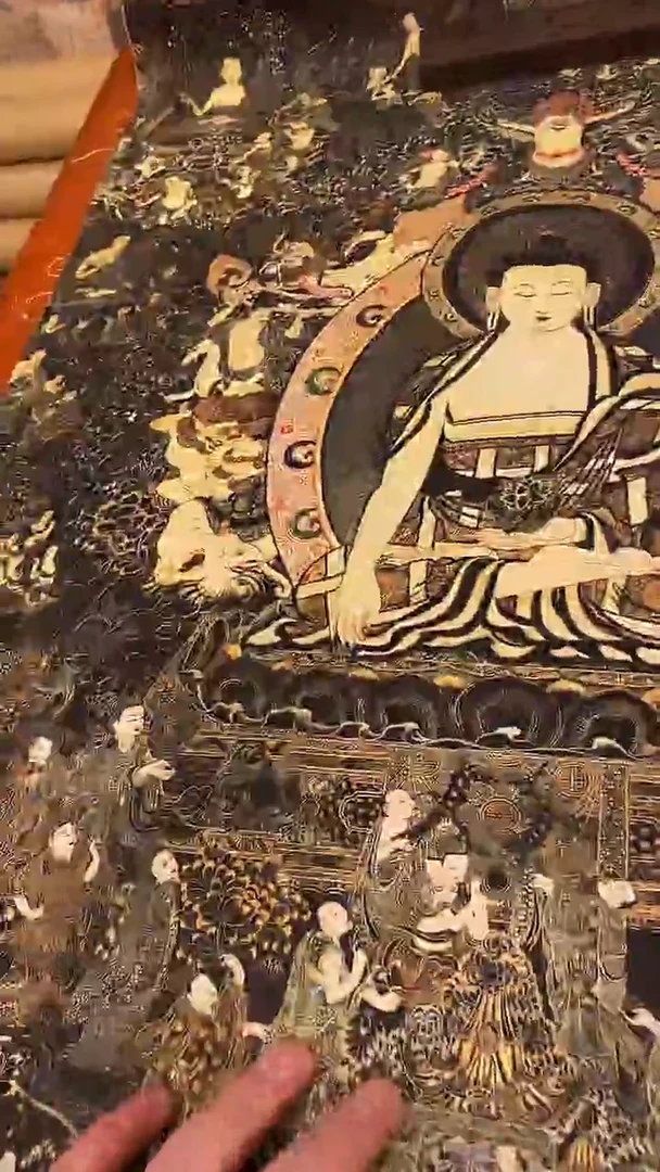 装裱画精美唐卡tk16001