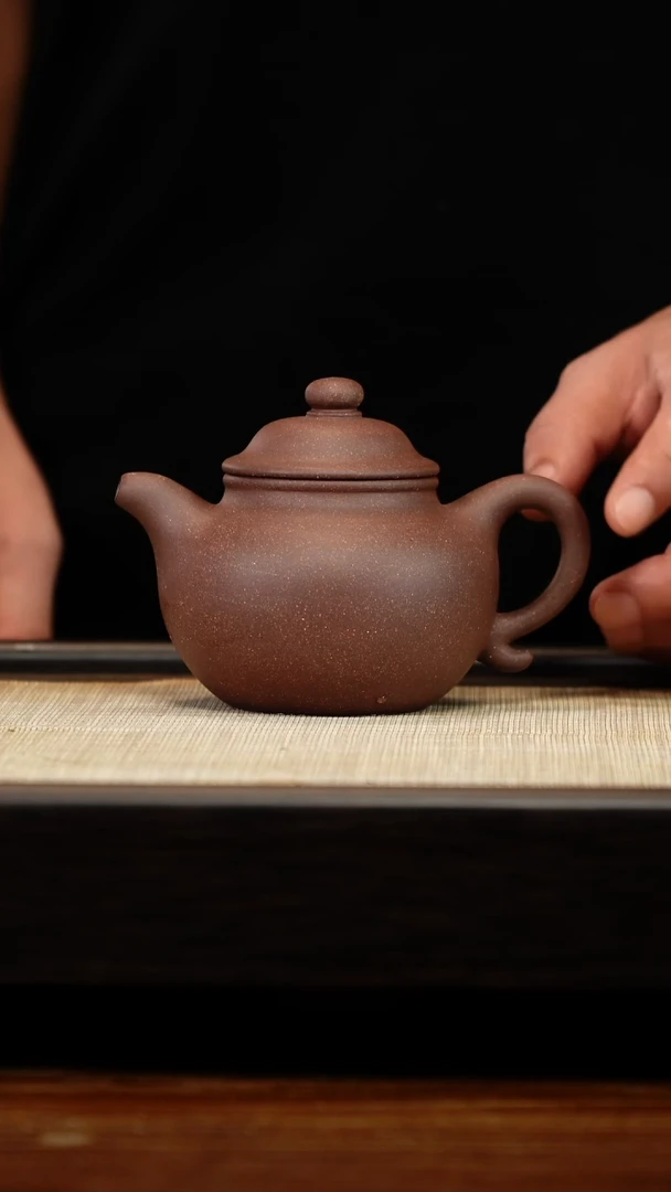 茶壶紫砂紫泥莲子