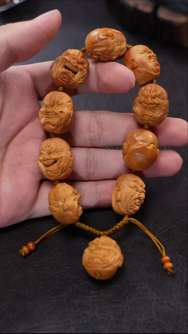 手串/手链橄榄核八万核雕文玩作品