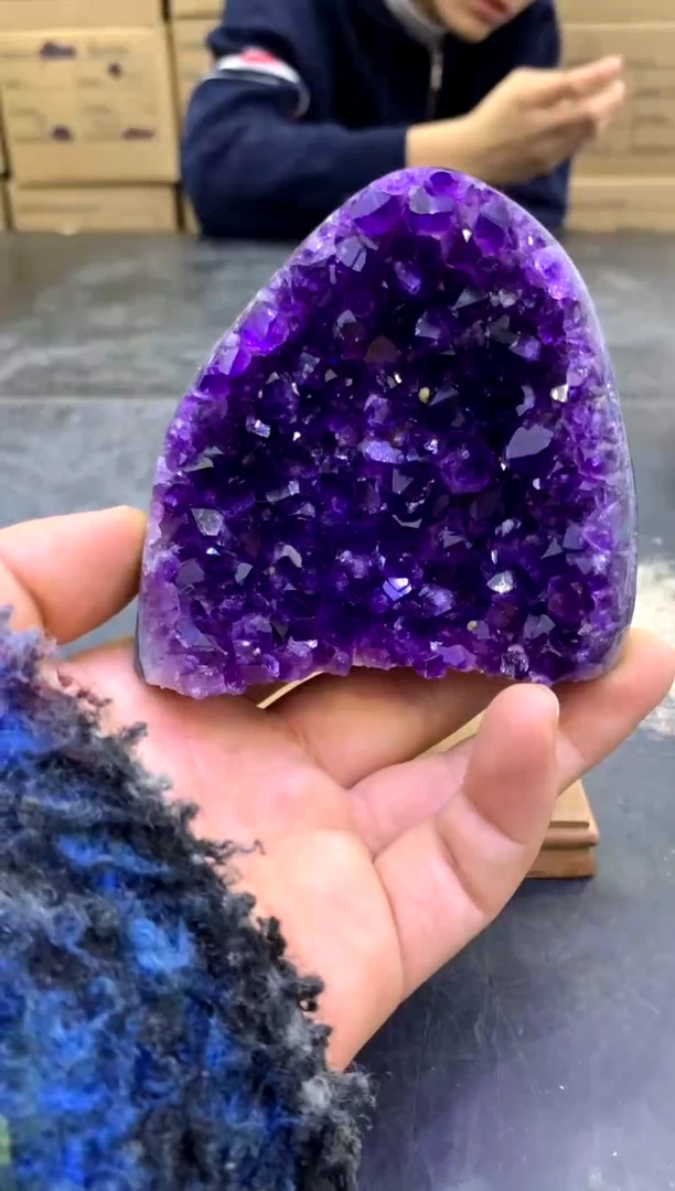 【闪购商品】水晶摆件未镶嵌天然紫水晶摆件389