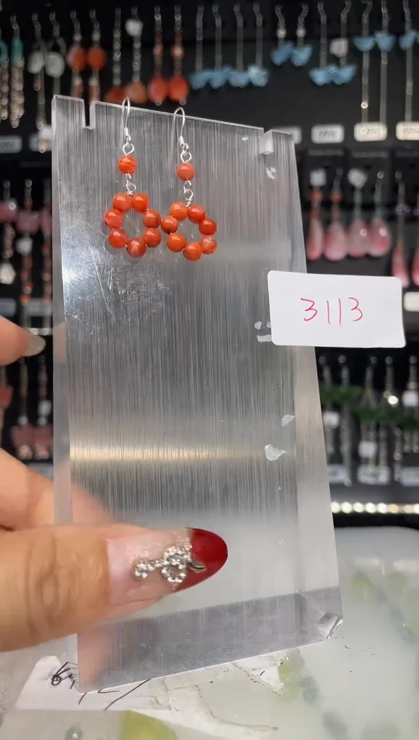 【闪购商品】紫晶耳饰银S925镶嵌喜欢拍