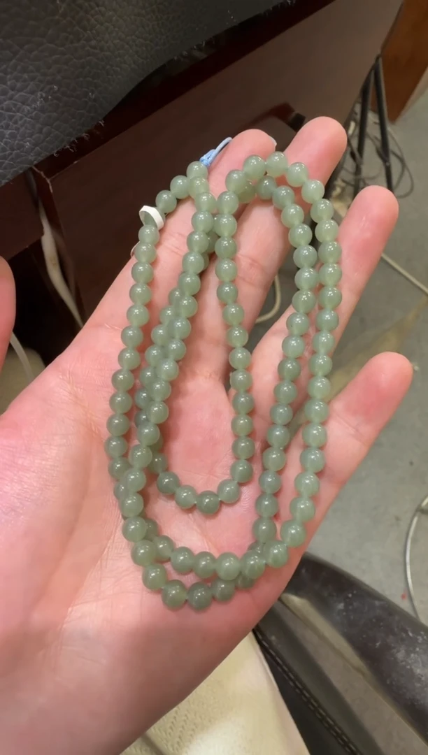 未镶嵌手串和田玉且末蓝长串（产地直发）