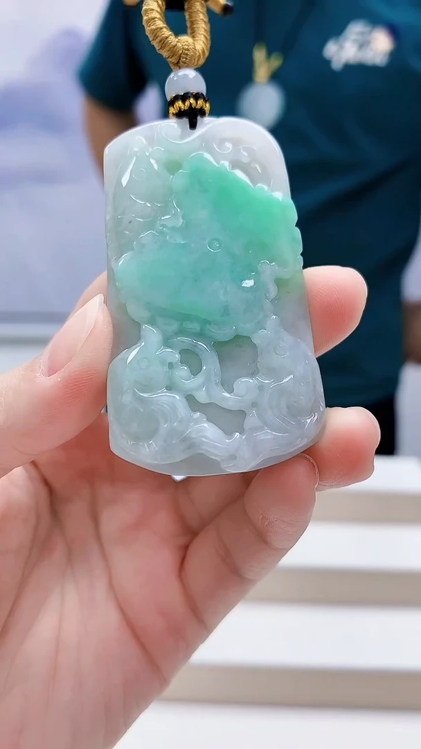 未镶嵌定制翡翠5167lr-毛货挂件53