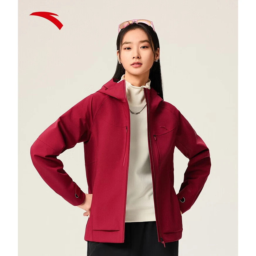 【门店专属】安踏风暴甲丨冲锋衣女新款户外防水登山外套162547602