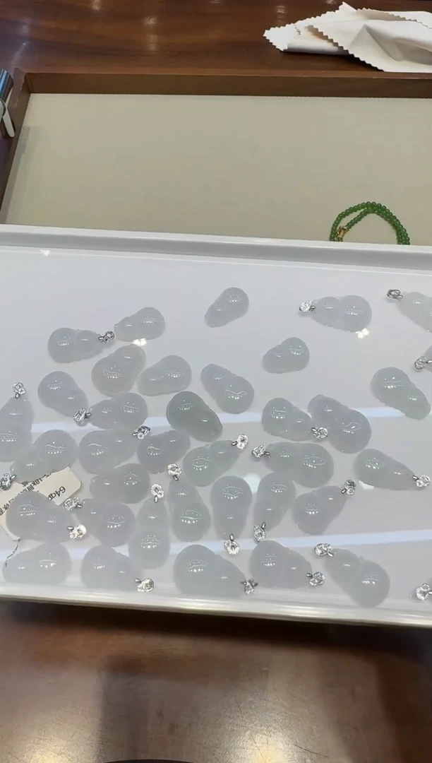 翡翠18K金镶嵌颈饰X0815-512-286多样性一件