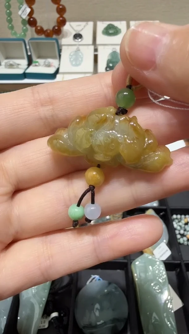 未镶嵌挂件翡翠A货翡翠多样性孤品