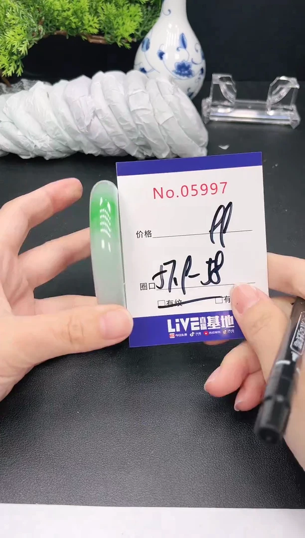 未镶嵌手镯翡翠5997