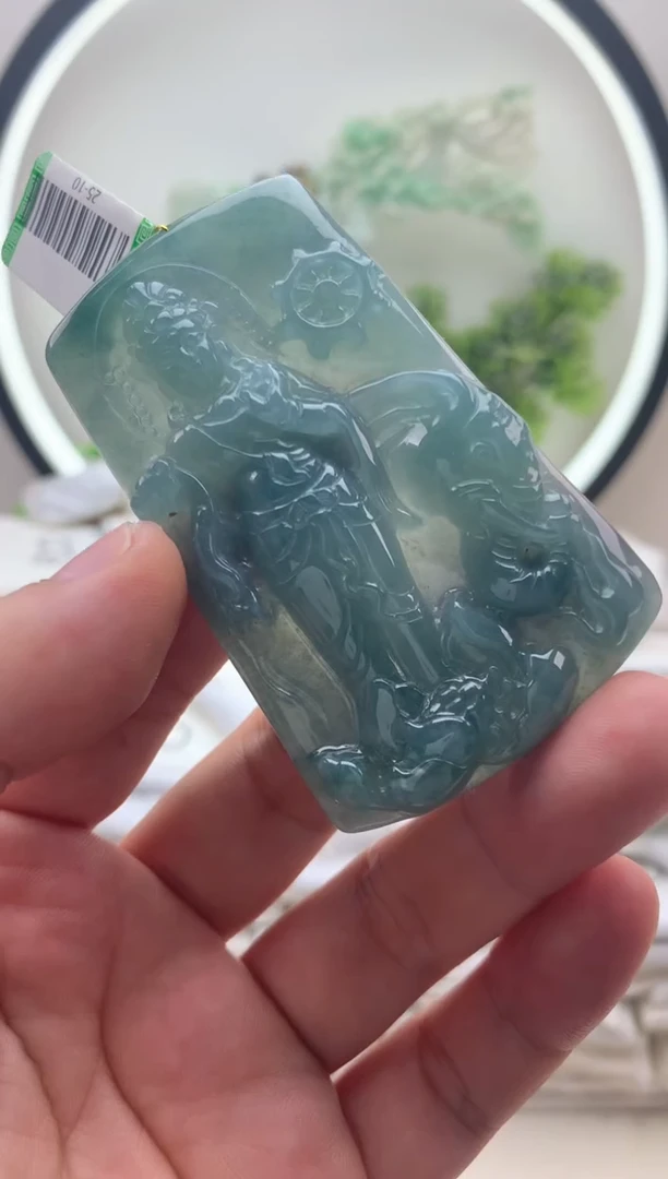 颈饰未镶嵌翡翠普贤