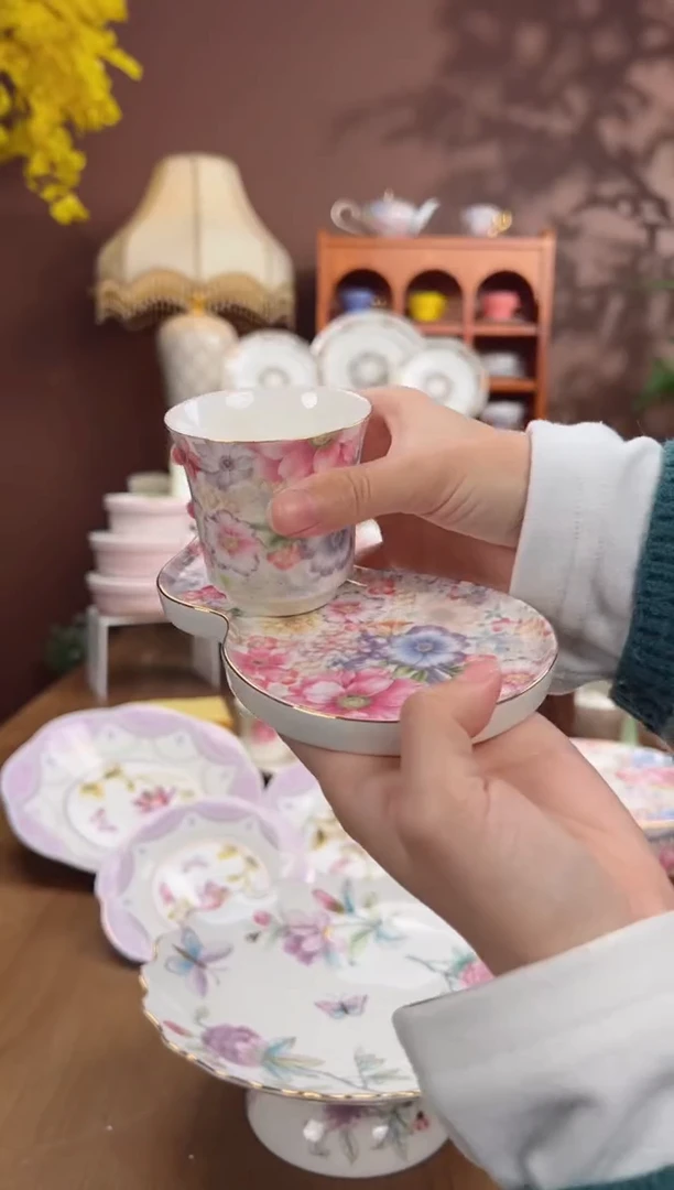 【闪购商品】瓦当秘密花园葫芦小托盘1个，主人杯1个