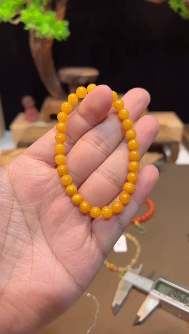 手链琥珀未镶嵌手饰@@5528