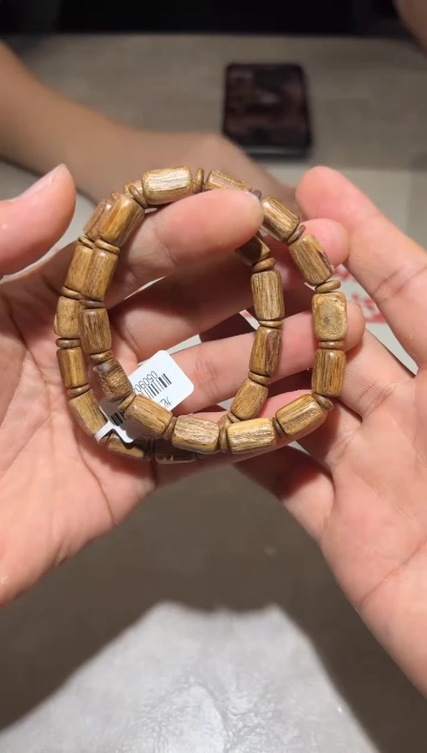沉香手串老惠安水格随形 多样性发其一