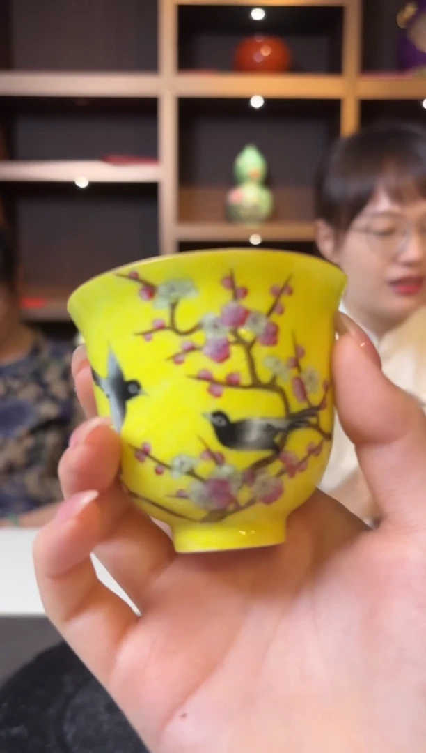 杯子景德镇陶瓷张文月扒花专场0943