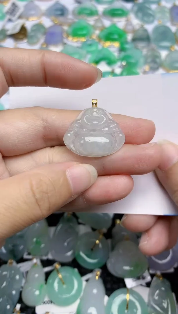 翡翠未镶嵌颈饰天然翡翠A货