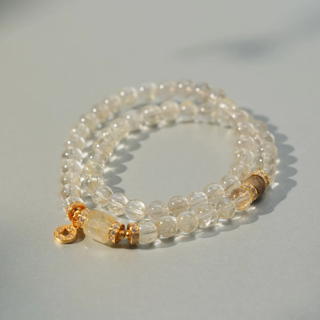 水晶手串-约卡6.5mm-SLQ195-BK|BSJ3