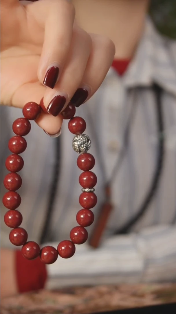 【闪购商品】蛇来运转天然紫金砂10mm单圈手串