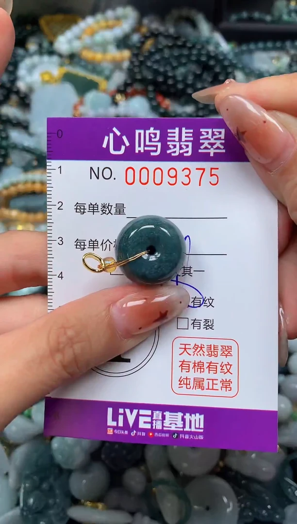 翡翠未镶嵌颈饰闪购008375