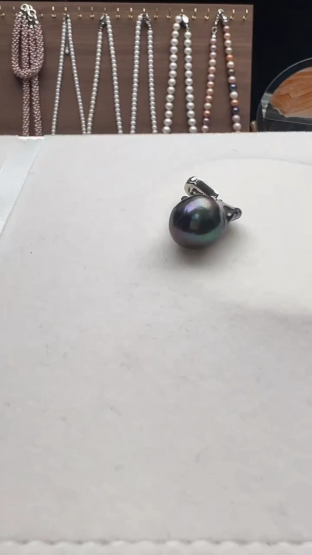 吊坠(不含链)钛钢淡水珍珠永丽严选