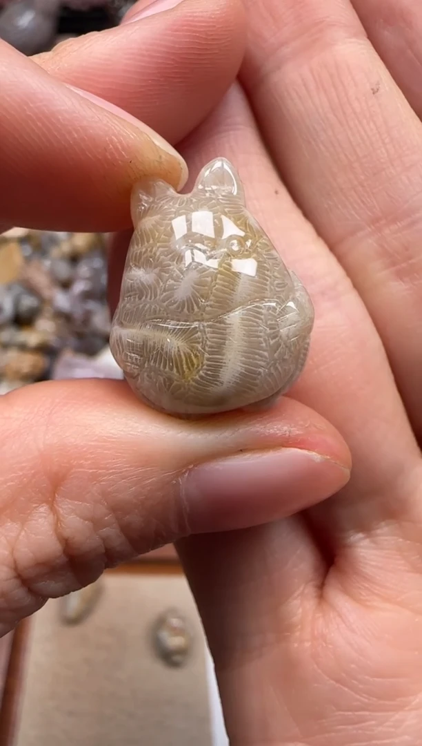 【闪购商品】硅化珊瑚（珊瑚玉）颈饰未镶嵌183