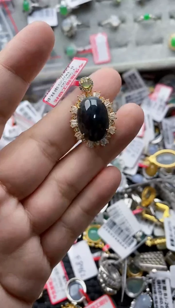 翡翠戒指银S925镶嵌11000000    4