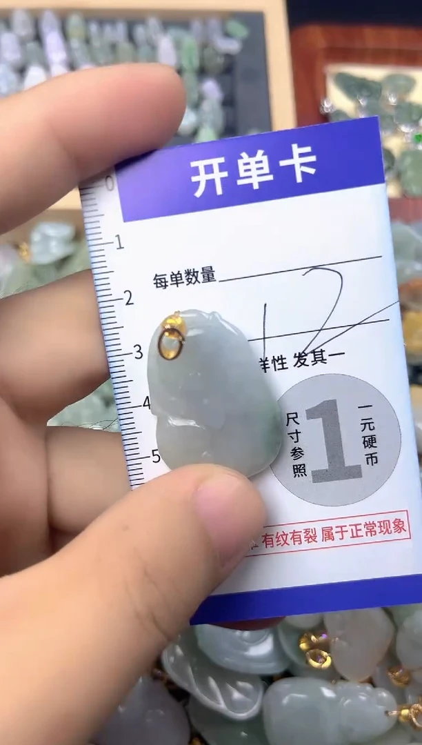 颈饰未镶嵌翡翠天然A货翡翠