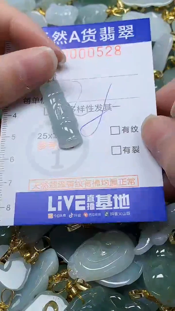 颈饰未镶嵌翡翠纯天然a货翡翠