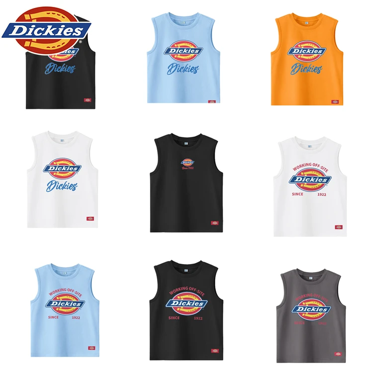 Dickies【背心合集】夏季背心字母男童背心舒适无袖童装透气女童