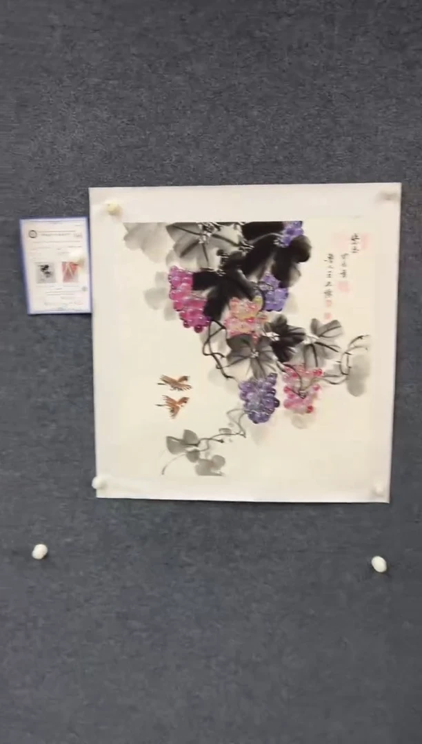 【闪购商品】国画1.21-王夫怀-68斗方花鸟-004