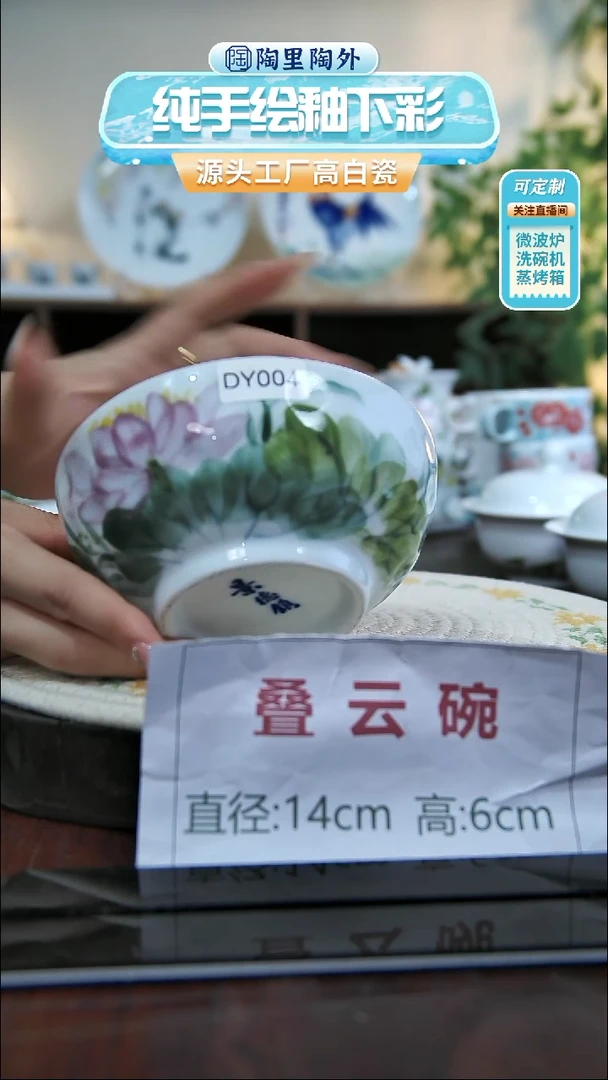 碗景德镇手工手绘陶瓷DY004