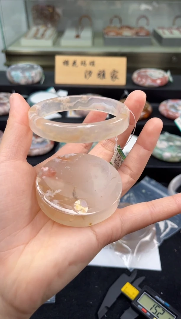 未镶嵌手镯石英质玉58圈口（赠品镯心）3624422