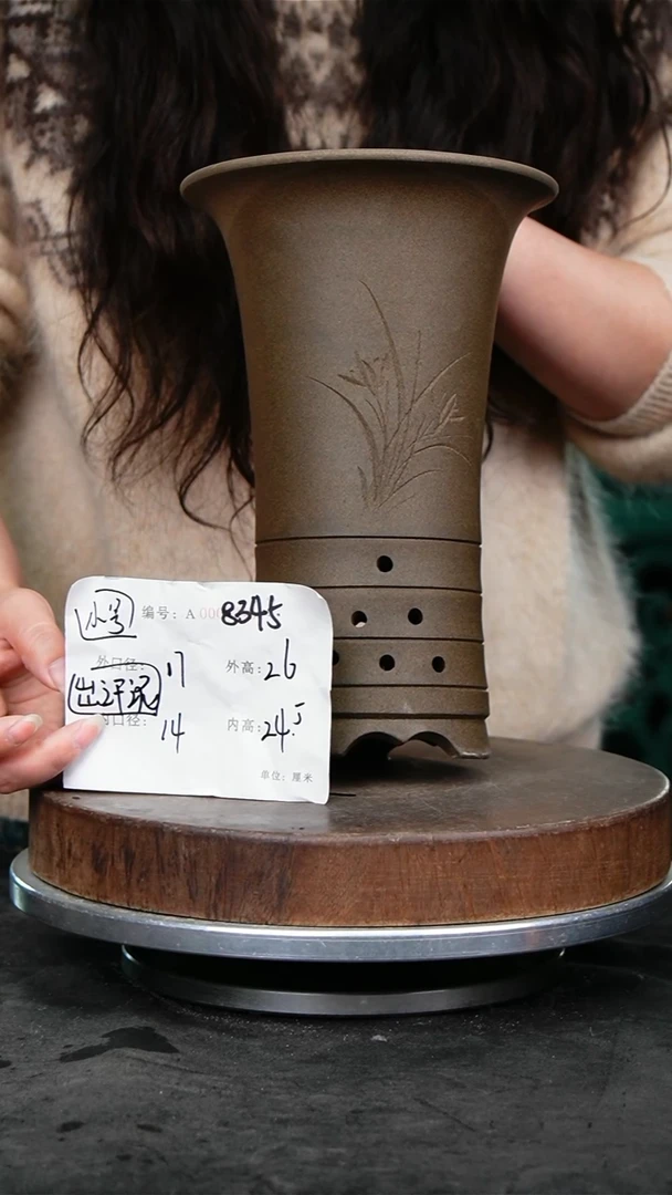 紫砂花盆8345紫砂花盆