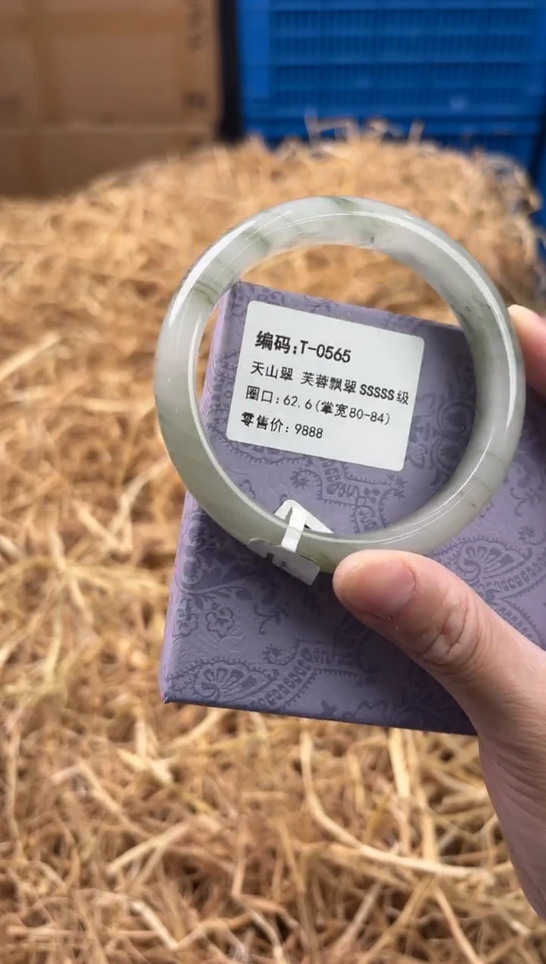 未镶嵌手镯石英质玉T-0565