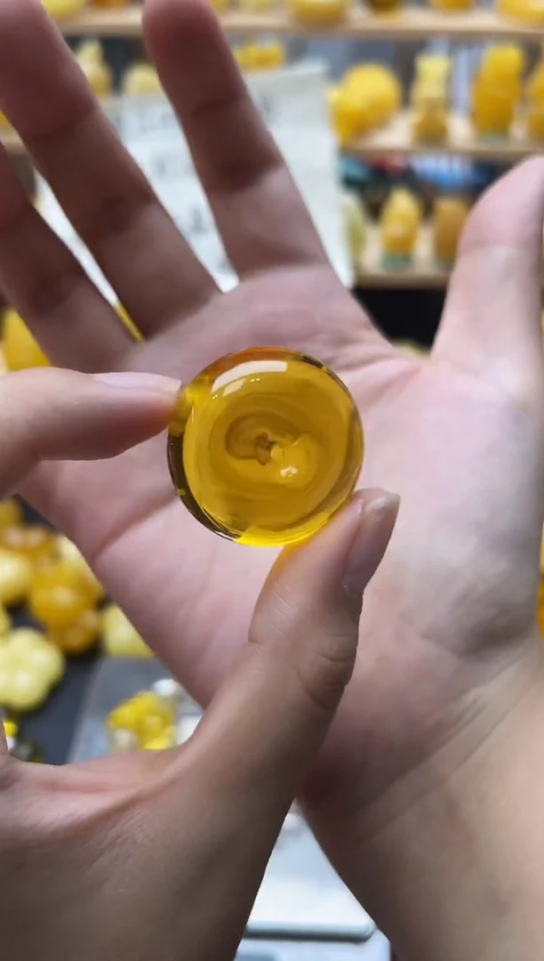 琥珀未镶嵌珠宝奇石069琥珀蜜蜡微瑕