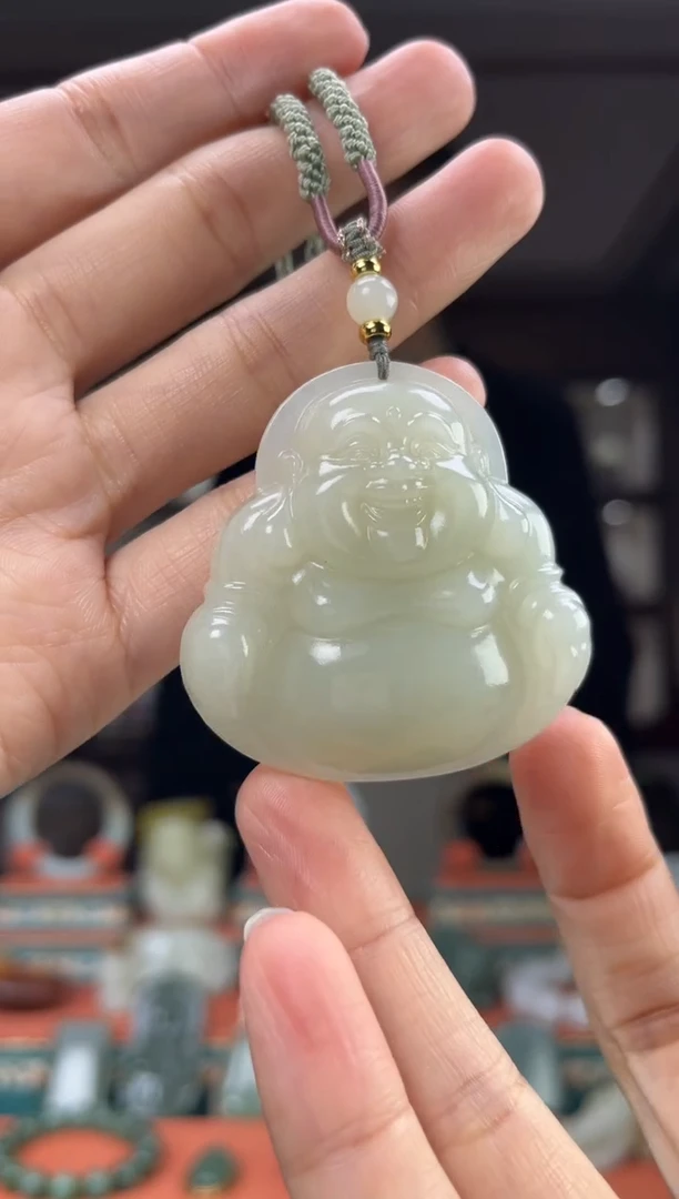 【闪购商品】和田玉颈饰未镶嵌佩佩50mm左右