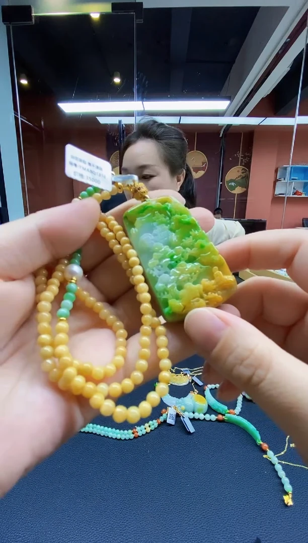 颈饰未镶嵌翡翠翡翠吊坠