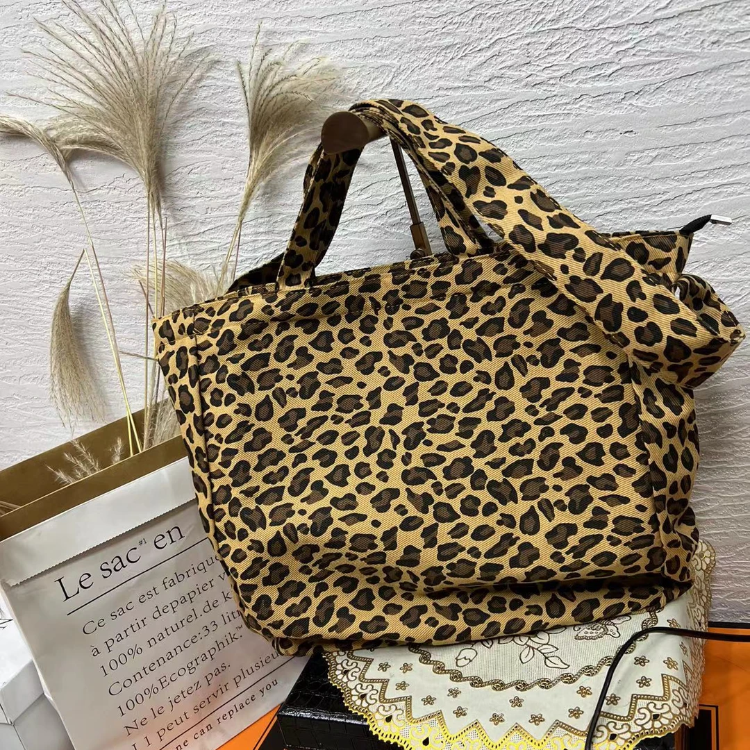 【新品】云歌定制-香港KOUXILAI品牌 单肩豹纹托特包K8029