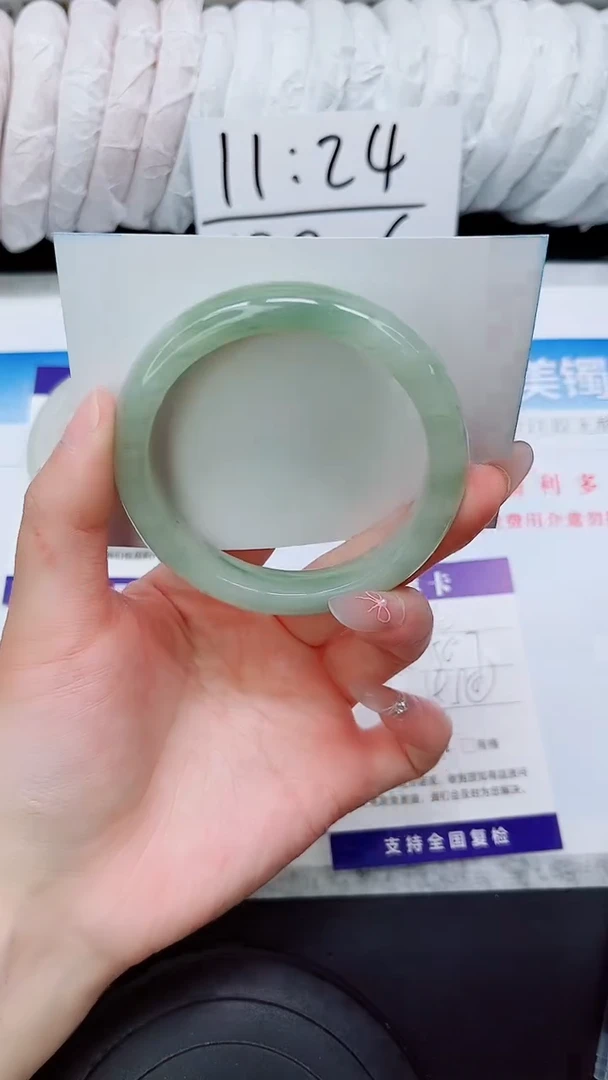 石英质玉手镯未镶嵌A12-56.5