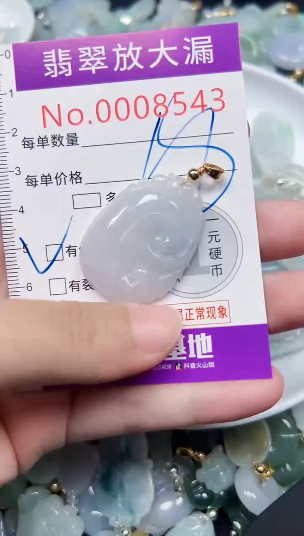 颈饰未镶嵌翡翠8543