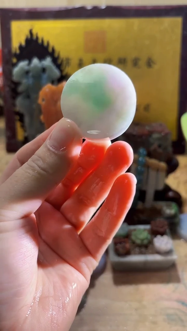 未镶嵌挂件翡翠A货常星8122