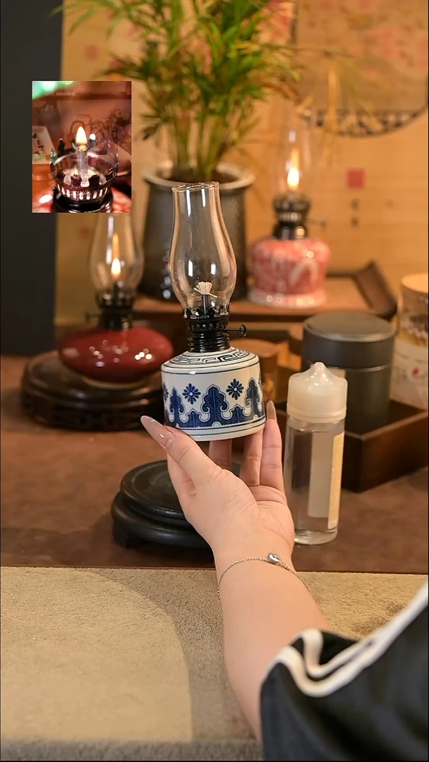 景德镇陶瓷香薰灯摆件
