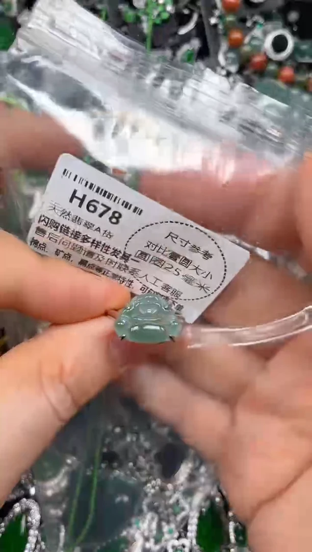 颈饰未镶嵌翡翠H678戒指