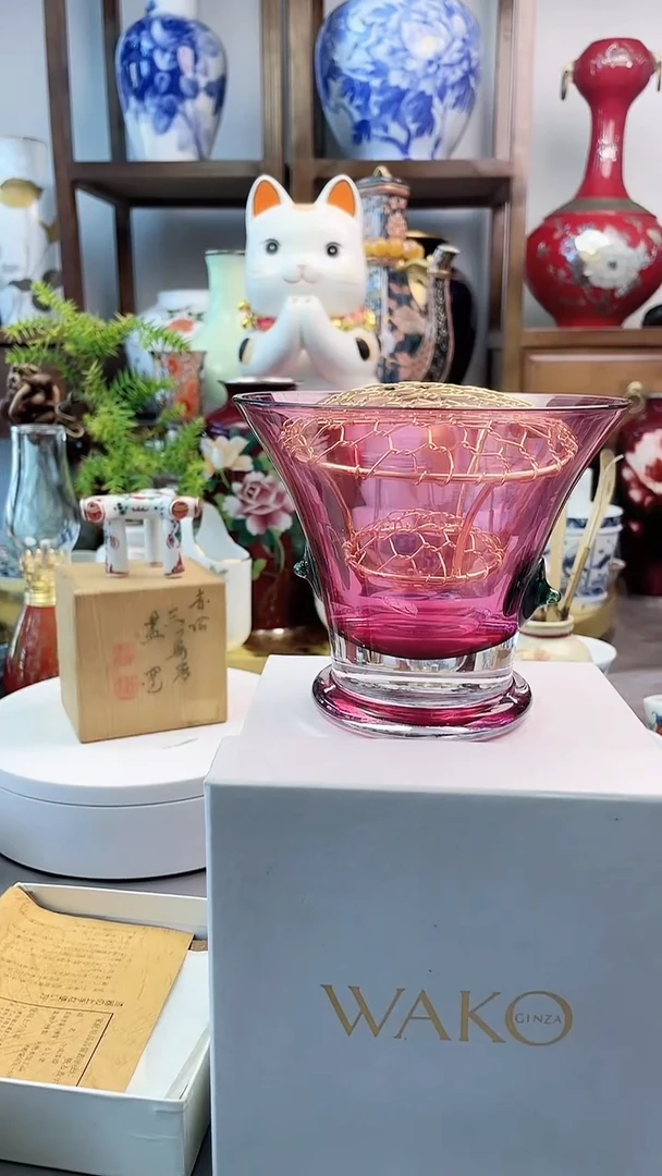 瓷片和光水晶花器一一一