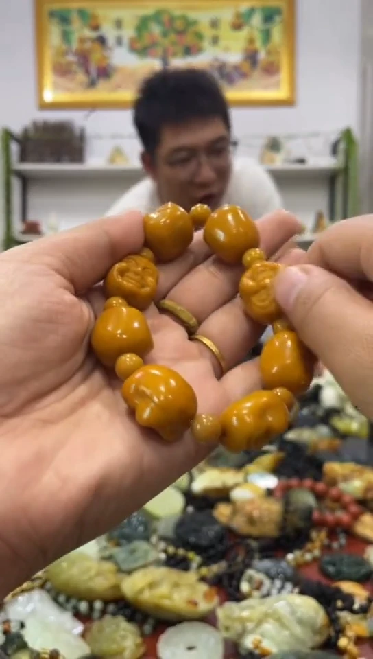 未镶嵌岫玉手串