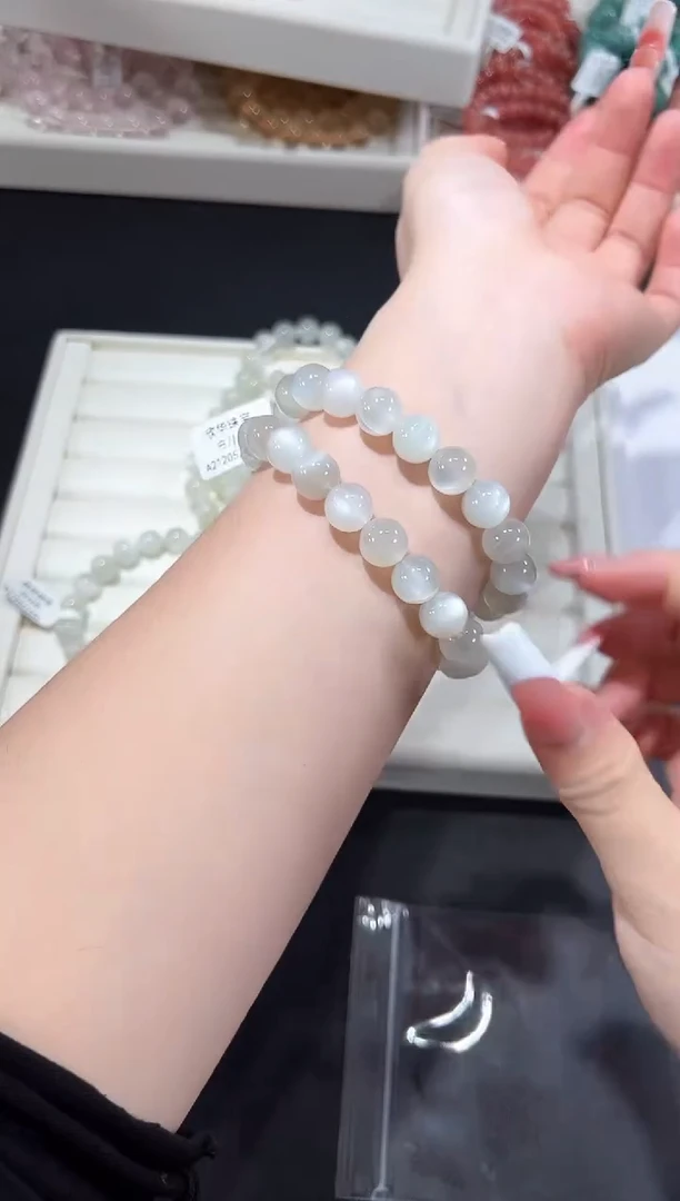 未镶嵌手链长石7a多样性发其一【1条】默认微瑕10mm